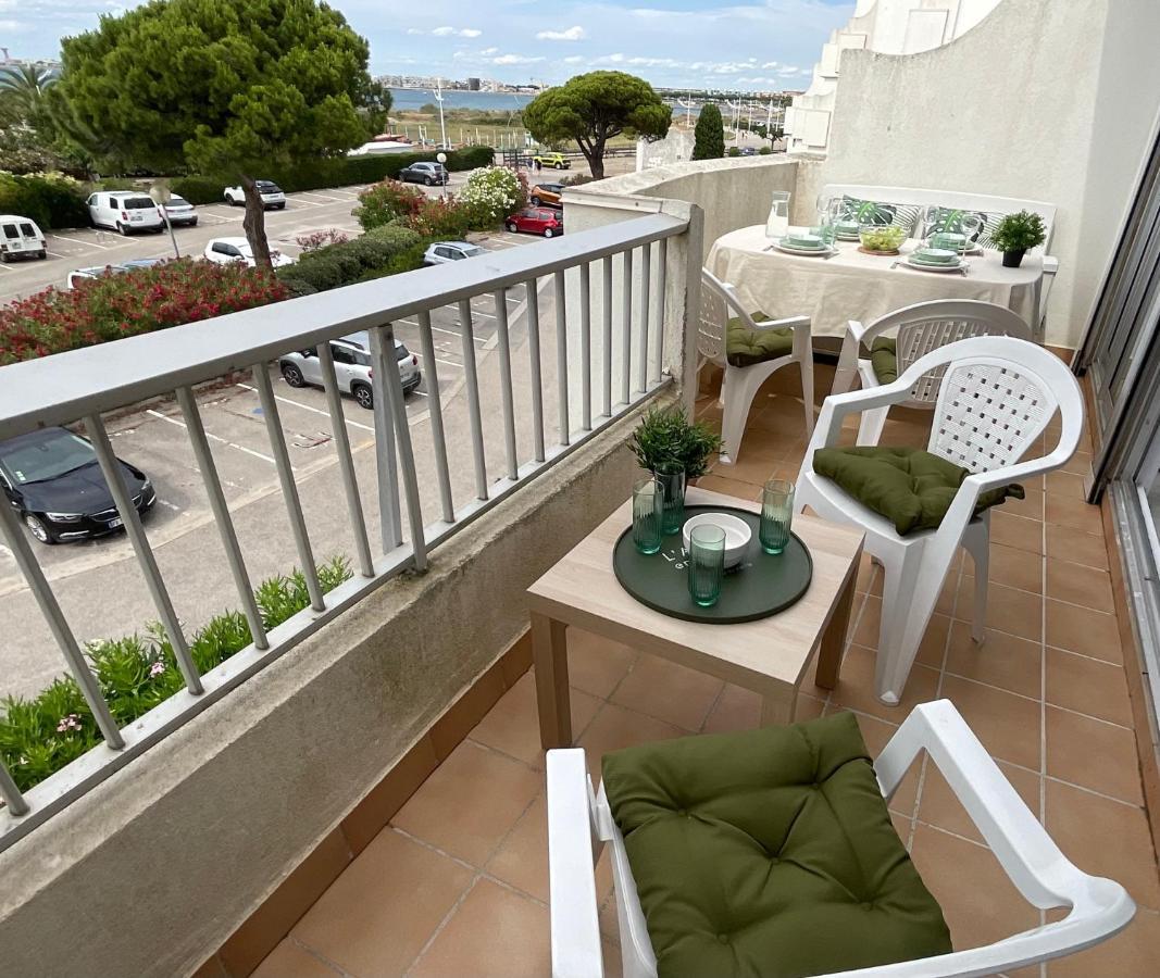 Studio Le Vue Mer Acces Direct A La Plage Parking Prive Clim Belle Terrasse Le Grau-du-Roi Buitenkant foto