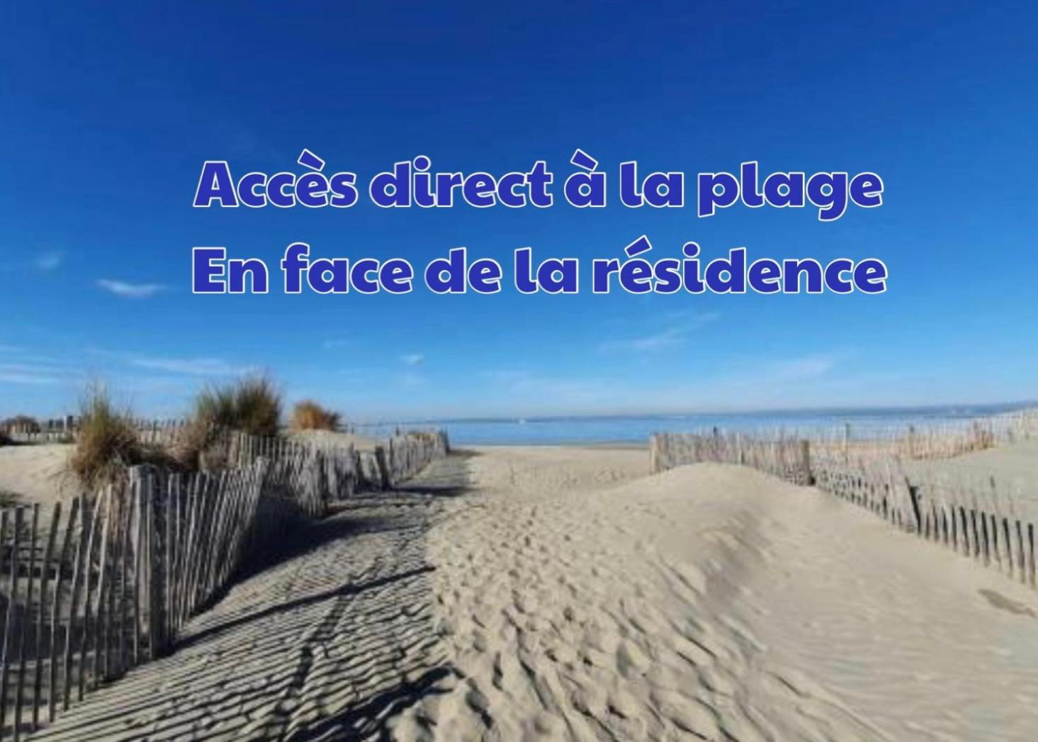 Studio Le Vue Mer Acces Direct A La Plage Parking Prive Clim Belle Terrasse Le Grau-du-Roi Buitenkant foto