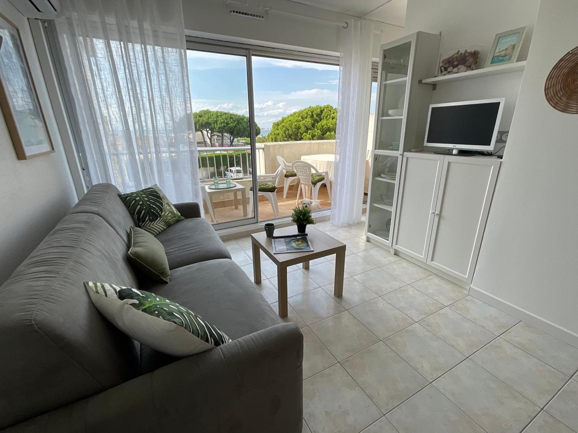 Studio Le Vue Mer Acces Direct A La Plage Parking Prive Clim Belle Terrasse Le Grau-du-Roi Buitenkant foto
